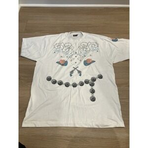 Vintage Single Stitch T Shirt Fruit Of The Loom Best Size XL Cowboy Western